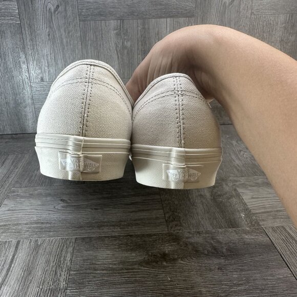 Vans Authentic Men's size 11 Bone Canvas Casual Shoes - Picture 6 of 8